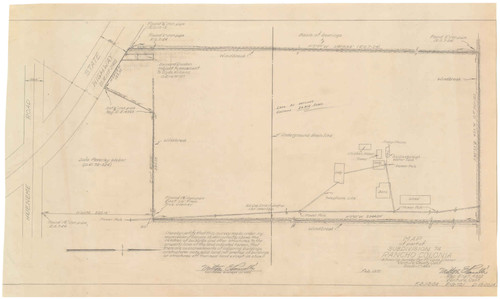 Survey of Part of Subdivision 74, Rancho Colonia