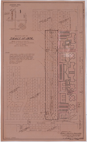 Tentative Topographic Map of Tract Number 1978, Oxnard