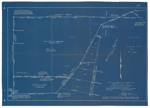 Survey of a Portion of Section 12 T4N R20W