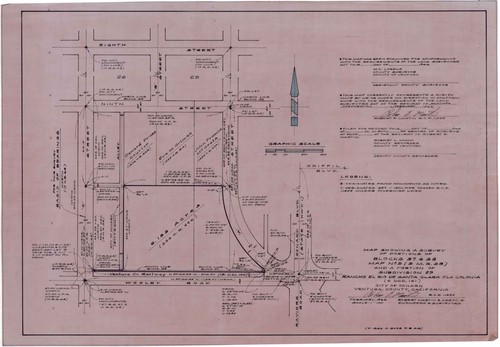 Survey of Blocks 37 and 38 of Map No. 5 and Subdivision 29, Rancho Colonia, Oxnard