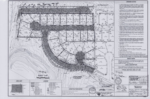 Grading Plan for Tract No. 4311-4, City of Ventura (12 of 15)