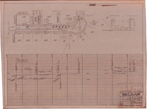 Map of Tract 1039 Kamala Park Unit No. 3, Oxnard (10 of 12)