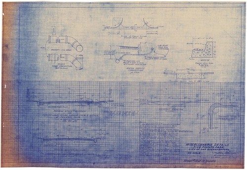 Miscellaneous Details of Street, Sewer, and Water Connections of Five Points Park (13 of 13)