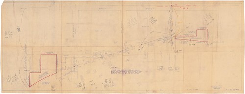 Map of Beachfront Area Between Figueroa Street and California Street