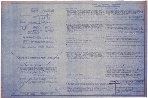 Water System Details, Tract No. 1757, Camarillo (3 of 11)