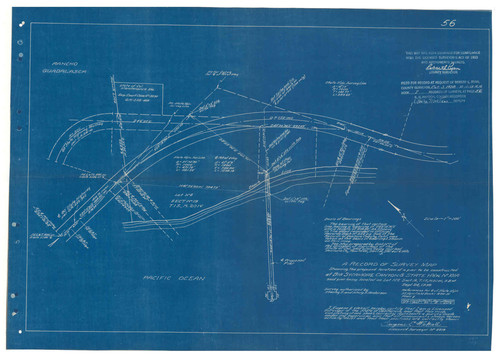 Survey of Big Sycamore Canyon and State Highway 101