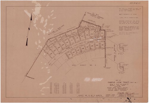 Campus View Tract, Unit No. 1, Rancho Santa Paula y Saticoy (3 of 3)