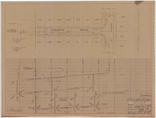 Plan and Profile of Oxnard Estates Unit No. 2 (4 of 6)