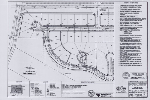 Water Improvement Plans for Tract No. 4311-4, City of Ventura (11 of 15)