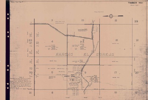 Partition Survey Map of Rancho El Conejo