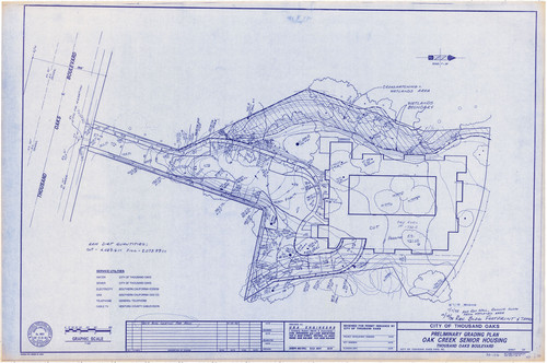 Preliminary Grading Plan of Oak Creek Senior Housing, Thousand Oaks