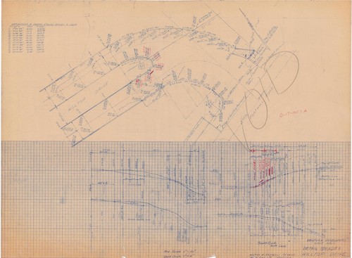 Grading Map for Portion of Hilltop Drive, Ventura Developers Unit No. 1