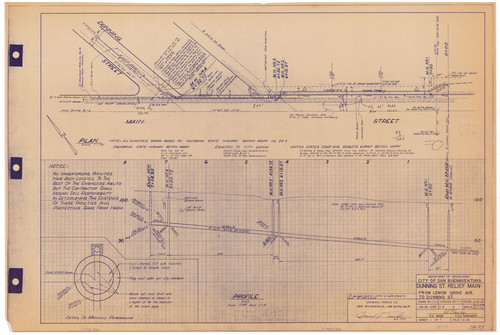 Dunning Street Relief Main, City of San Buenaventura