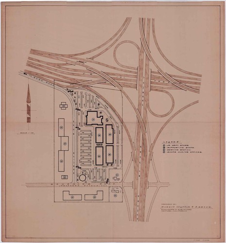 Shopping Center Map, Oxnard