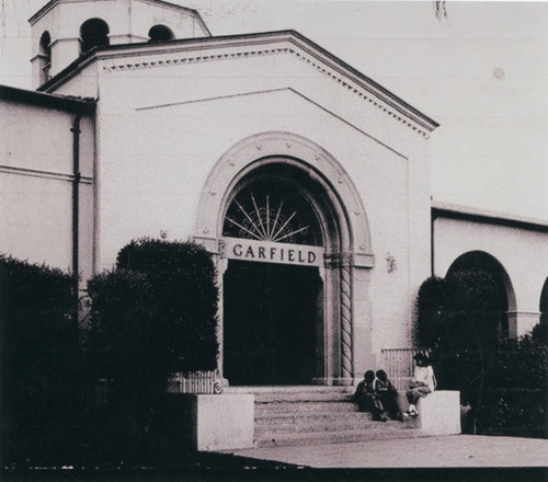 Entrance to the Garfield School