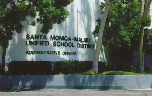 Santa Monica-Malibu Unified School District office at 1651 16th Street, former site of Garfield School