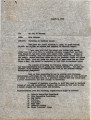 Letter from Milo Johnson (Director of Maintenance and Operations) to William Briscoe (Superintendent of Schools) regarding vandalism at Garfield School, August 8, 1949