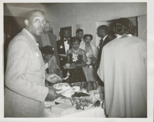 Persil Lewis at a social event at the Masonic Lodge, 1720 Broadway, Santa Monica