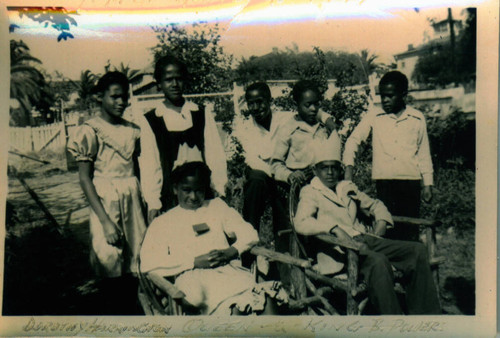 Sunday School members at a First AME Church Santa Monica 'King and Queen' contest