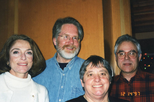 L to R: Ruth Goldway, Bill Gaidzik, Judy Abdo and Jim Conn, December 14, 1997