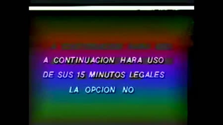 Franjas de Propaganda Electoral en el Plebiscito Chileno 28 de septiembre 1988