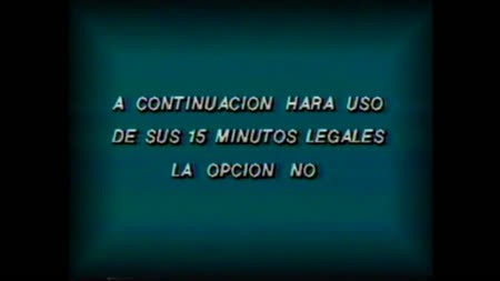 Franjas de Propaganda Electoral en el Plebiscito Chileno 26 de septiembre 1988