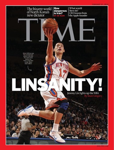 Jeremy Lin Linsanity on TIME cover - 2012-02-27