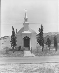 Catholic Church in Nicasio, California, about 1952
