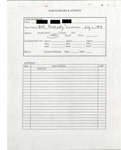 Anonymized complaint file (box 29, folder 62)