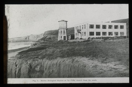 George H. Scripps Memorial Marine Biological Laboratory and salt water tower of the Marine Biological Association