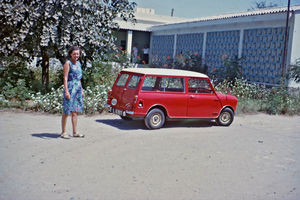 Missionary Hazel Fawdry in Bahrain, The Middle East. (1960-69)