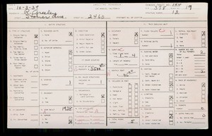 WPA household census for 2460 STONER, Los Angeles County