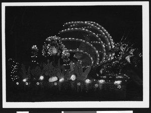 Float in Shriner's electrical parade, ca.1920