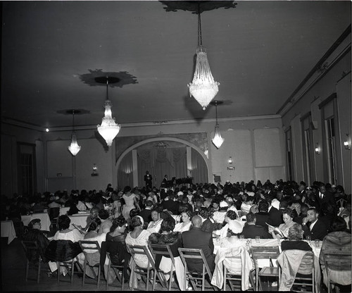 Retirement banquet, Los Angeles, 1962