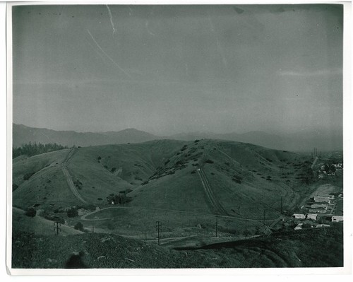Undeveloped Monterey Hills with Houses in Lowlands