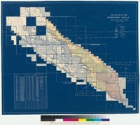 Miller and Lux Inc., irrigation wells, Buttonwillow area (blueprint map)