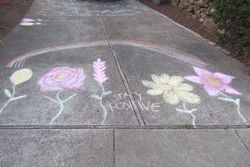 Chalk art