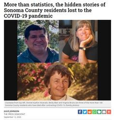 More than statistics, the hidden stories of Sonoma County residents lost to the COVID-19 pandemic