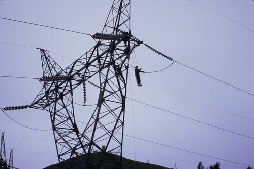 Electrical transmission tower maintenance (3 of 3)