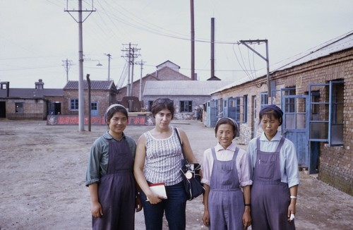 Terracotta factory workers with Alice Rothchild