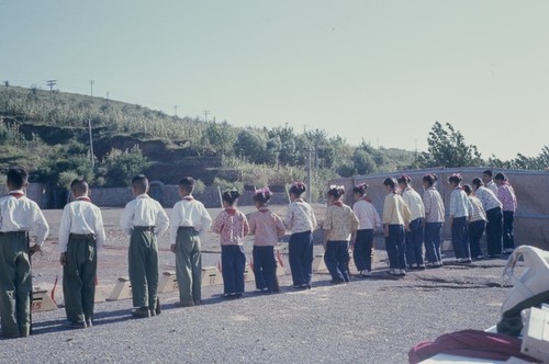 Elementary school visit, target practice (1 of 6)