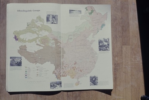 Map of ethnolinguistic groups in China