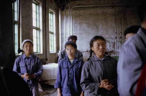 Factory workers