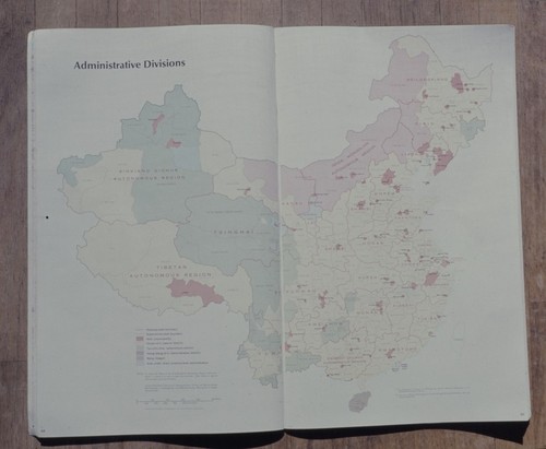 Map of administrative divisions in China