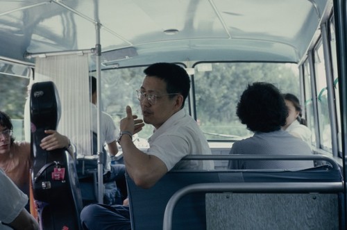 On the bus, Beijing (4 of 5)