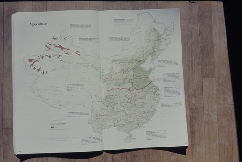 Map of agriculture in China