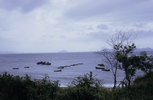 Boats Anchored Off-shore