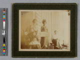 Bessie and Alice Ah Tye with two women and a child