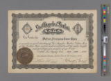 Certificate of membership, no. 347, Los Angeles Parlor, Native Sons of the Golden State, July 22nd, 1920