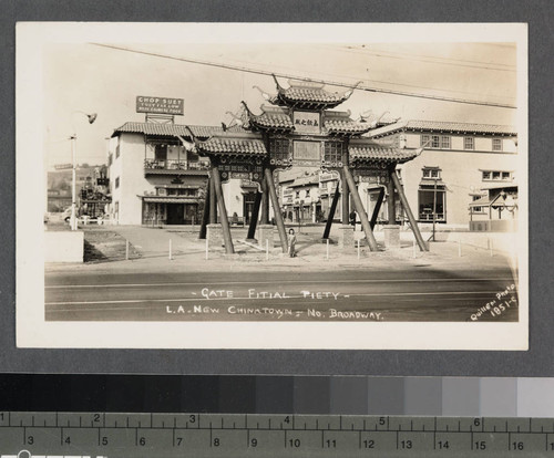 New Chinatown East Gate on N. Broadway